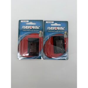 Rayovac TEL10000 Cordless Phone Battery 3.6V 700mAh NiMH Rechargeable 2 Pack